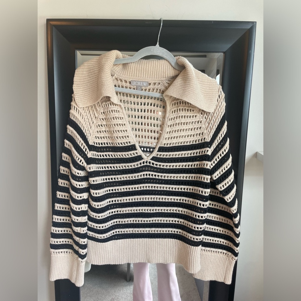 J Crew Crochet Long Sleeve
